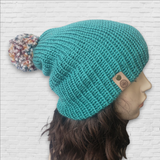 Wonderland Winter Beanie- Aqua