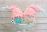 Pastel Pink Heart Gnome - Boy and Girl Set - LOVEFUZZ